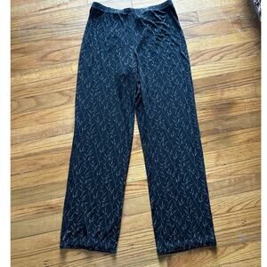 Coldwater Leaf Black Pants Size S – Classic Tailored Chic Style